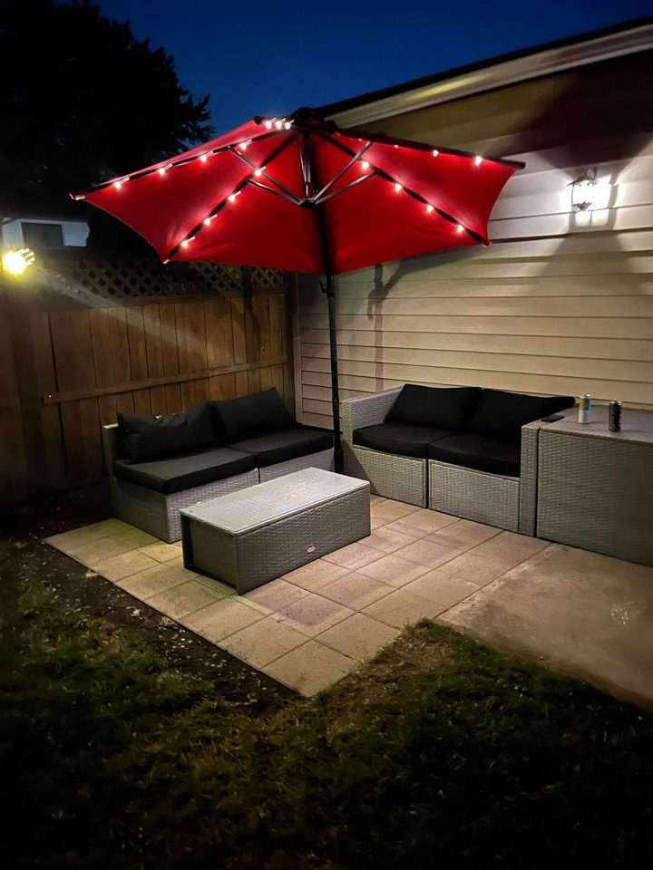 Backyard patio